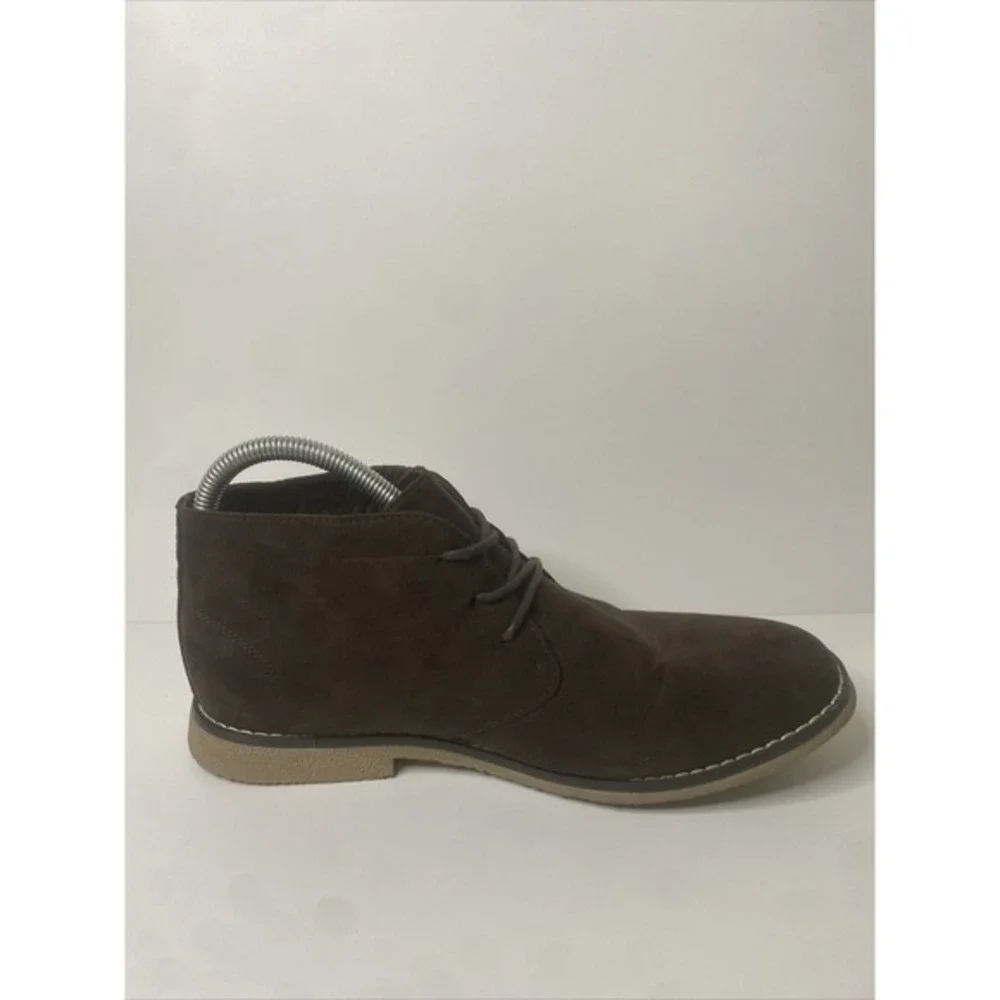 London Fog Men's Broadstreet Chukka Boot Brown Casual Walking 9M PG601M VERYGOOD